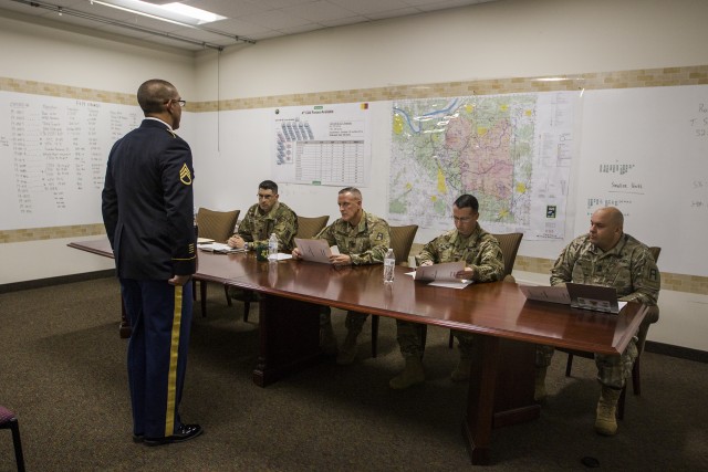 4th Cavalry Multi-Functional Training Brigade NCO of the Quarter Board