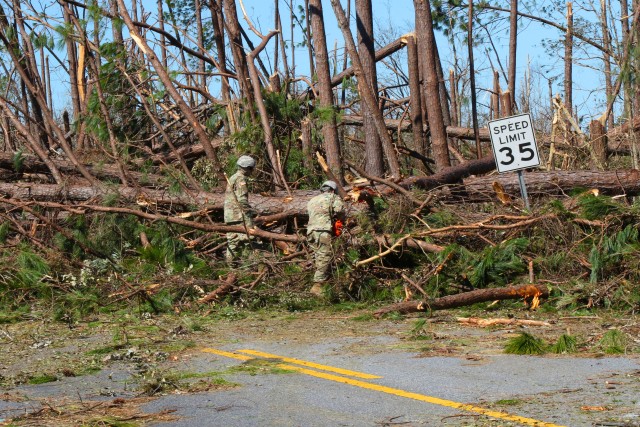 Clearing the path: Florida National Guard works route clearance