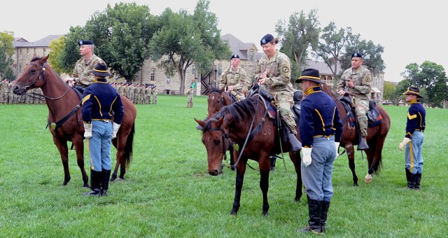 Lt.. Col. Joshua Campbell assumed command of the 97th Military Police Battalion at Fort Riley during a change of command ceremony Oct. 4.