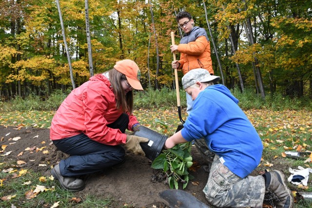 Community members contribute to beautification project at Fort Drum's LeRay Historic District