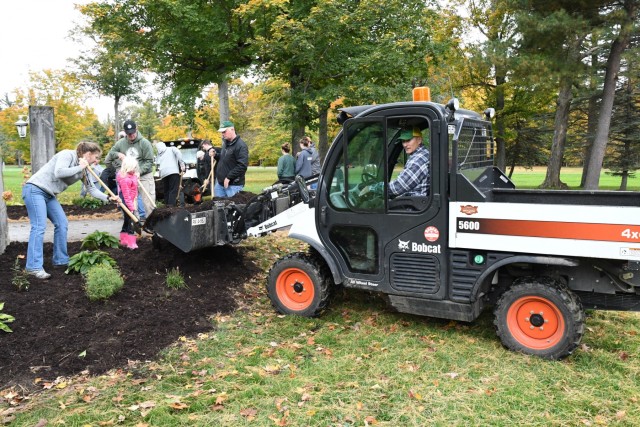 Planting seeds for the future: Community members contribute to beautification project at Fort Drum's LeRay Historic District