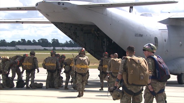 Special Operations Command Soldiers test RA-1 Double Bag Static Line Parachute System, USASOC C-27J aircraft compatibility