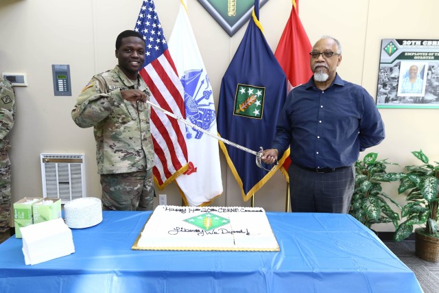 Last birthday cake for 20th CBRNE Command on APG South