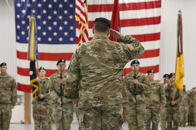 Commando Brigade cases colors before Afghanistan deployment