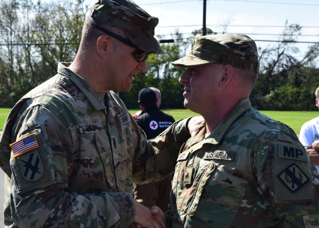 Ga. Army National Guard Soldier assists fire department during hurricane relief operations