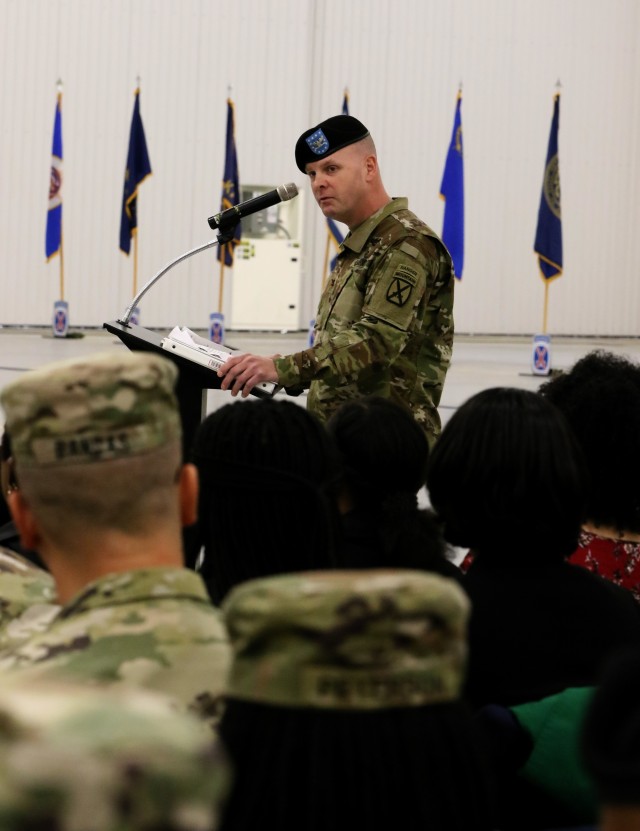 10th Mountain Division Sustainment Brigade Welcomes New Senior NCO