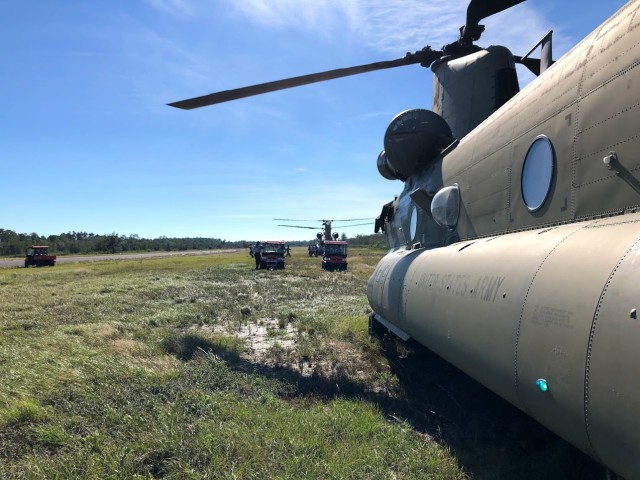 NY National Guard deploys Soldiers, helicopters in Hurricane Michael response mission