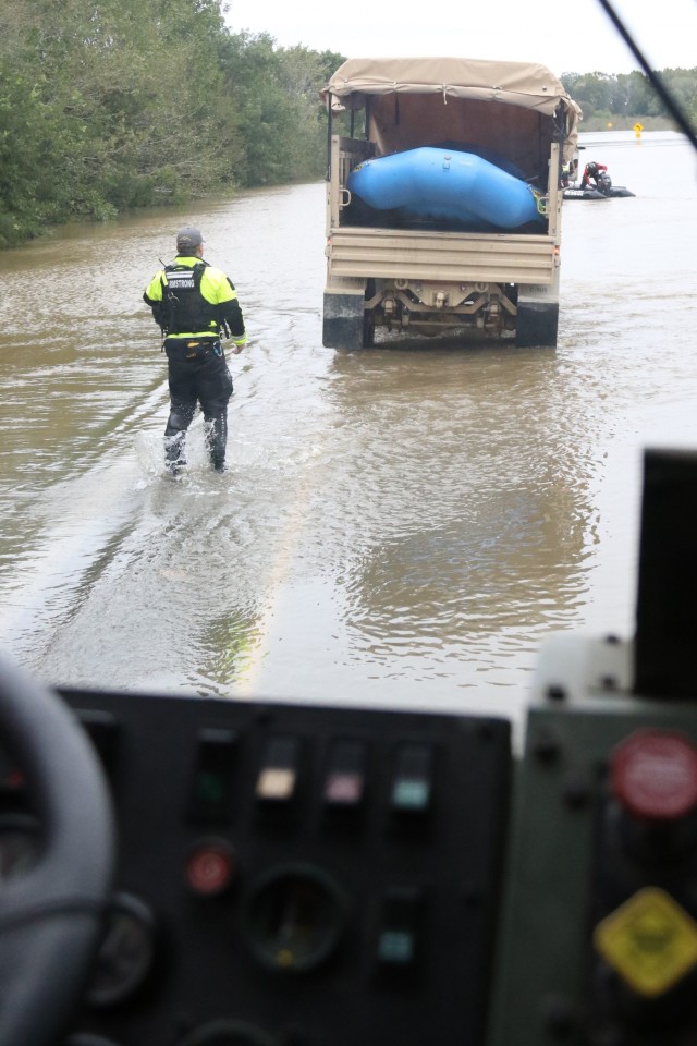 Texas National Guard partners with local authorities in response to Texas floods
