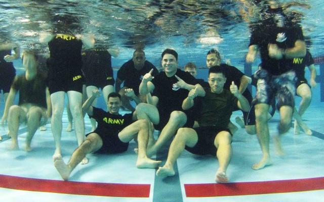 U.S. Soldiers, JGSDF members enhance aquatic confidence with water survival training
