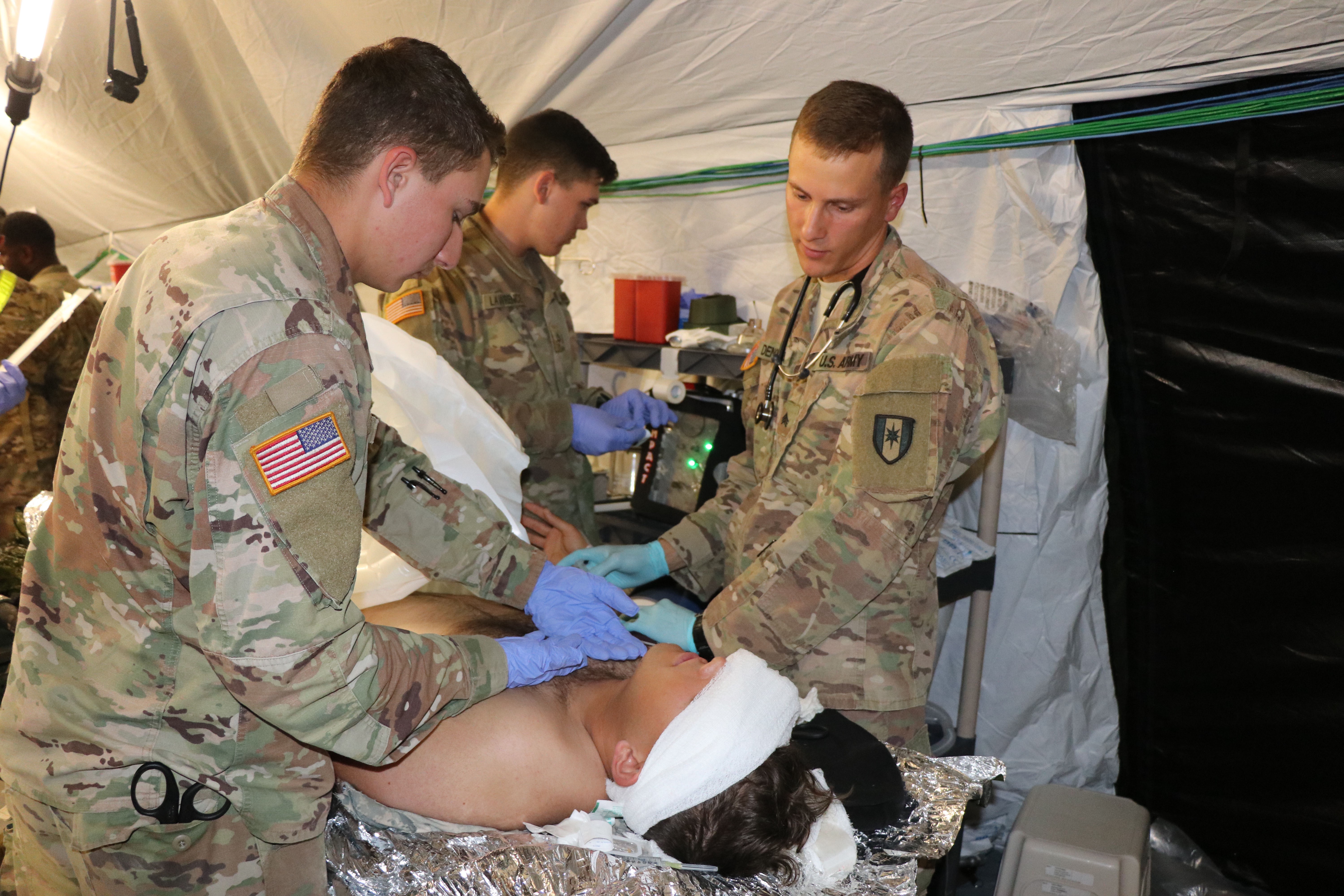 Soldiers test Army's new capabilities for medical treatment in