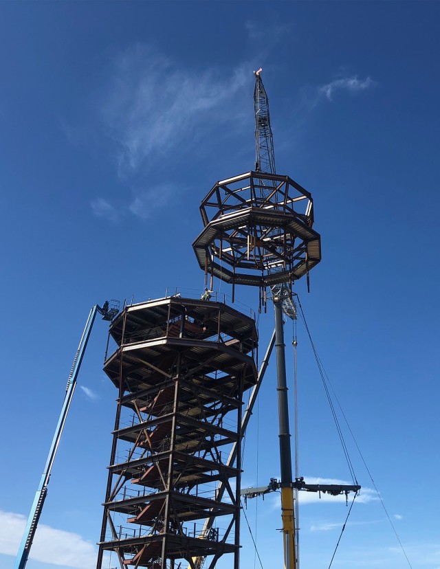 Tinker Air Force Base air traffic control tower construction project