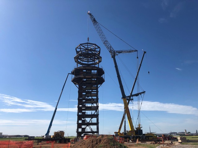Tinker Air Force Base air traffic control tower construction project