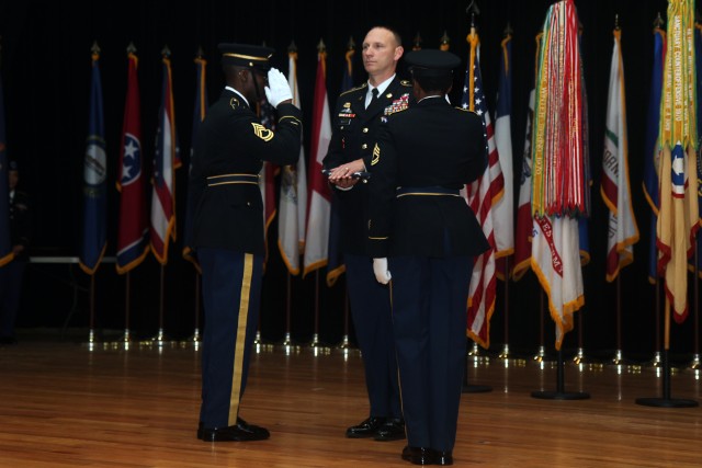 1st TSC Command Sergeant Major Signs off after 26 Years of Service