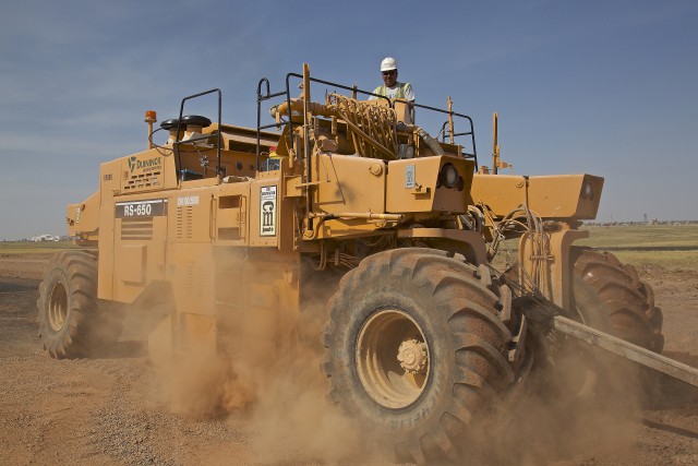 Altus Air Force Base assault landing zone construction project