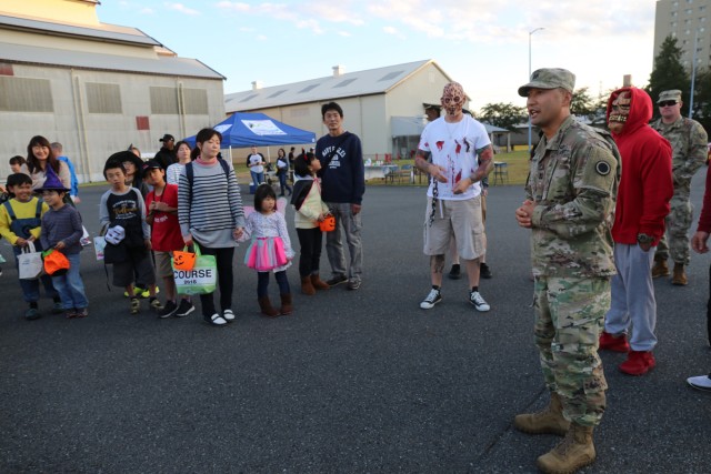 35th Combat Sustainment Support Battalion hosts Japanese trunk-or-treaters on Sagami General Depot