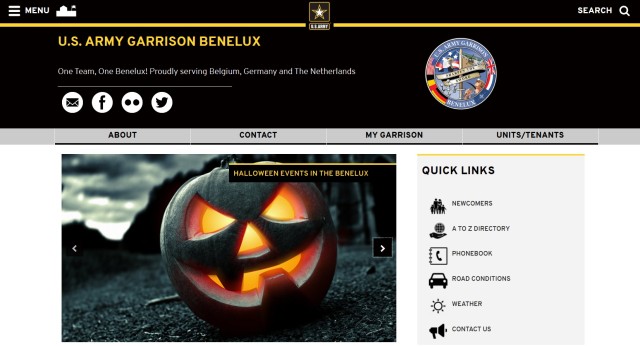 New USAG Benelux Website