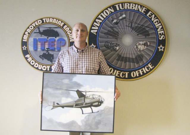 Found artwork depicts aviation development history