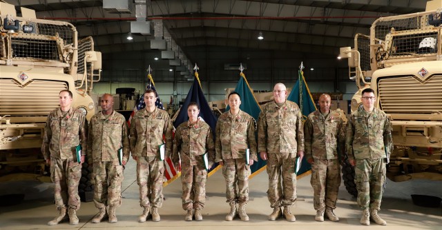 401st Army Field Support Battalion Afghanistan bid farewell to the 20th Detachment, with Award Ceremony and Organizational Day in Bagram Afghanistan 