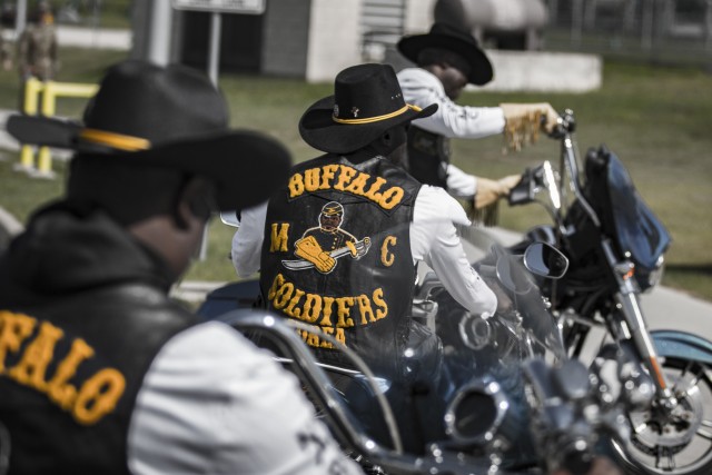 Buffalo Soldiers Motorcycle Club Support Patriot Day Ruck