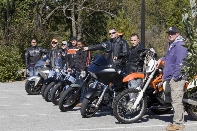 Fourth Cavalry Brigade motorcyclists ride for safety