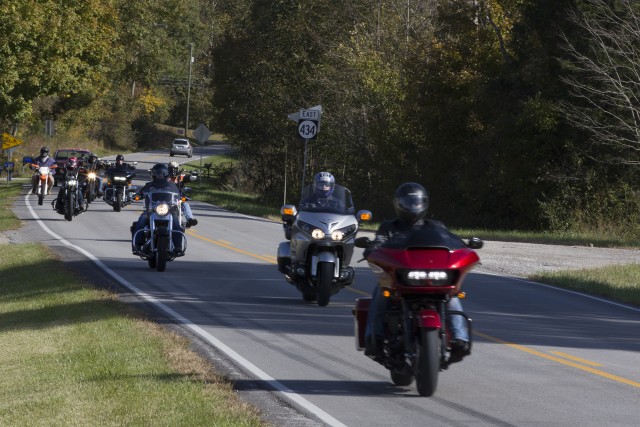 Fourth Cavalry Brigade motorcyclists ride for safety