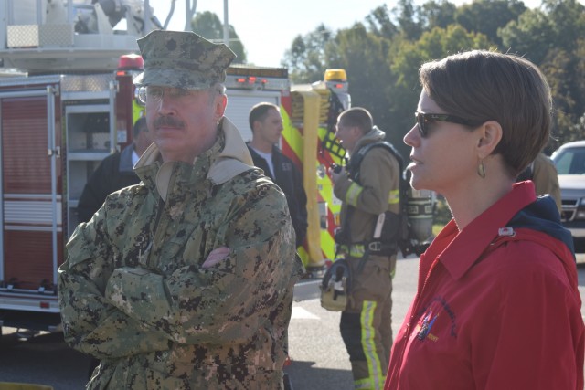 Crane Army Conducts Joint Fire Drill Exercise