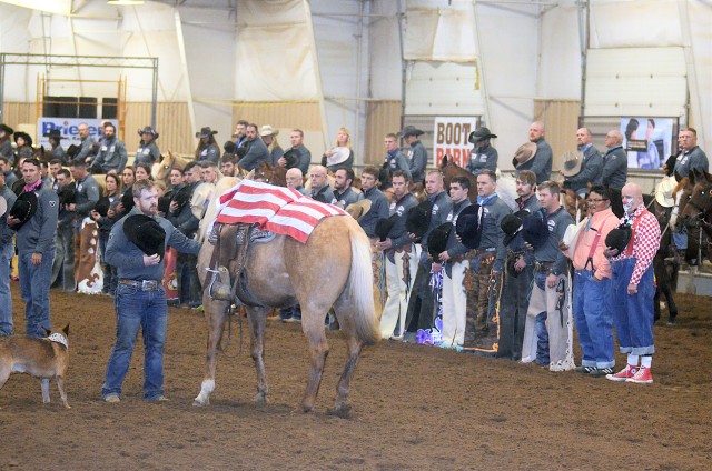 Fort Riley Soldiers, leader, open Professional Armed Forced Rodeo Associate World Championship Rodeo Oct. 25.