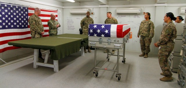 962nd Quartermaster Company upholds Dignity, Reverence, and Respect in Afghanistan