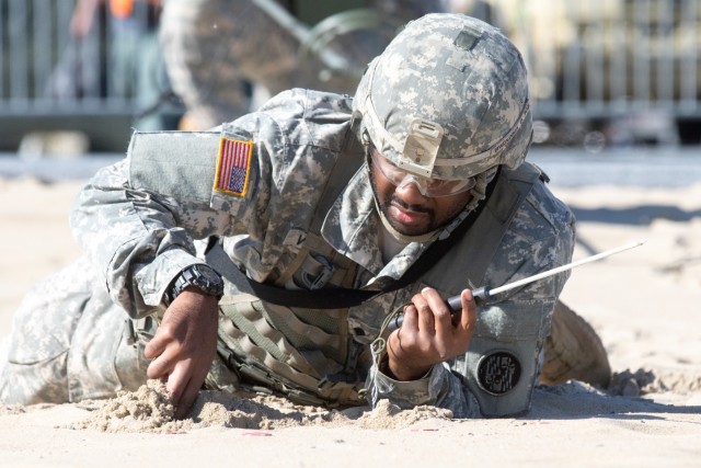 Engineers take charge in finding mines in exercise