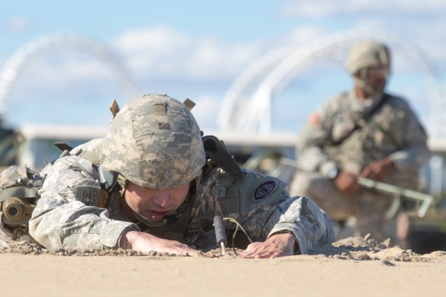 Engineers take charge in finding mines in exercise