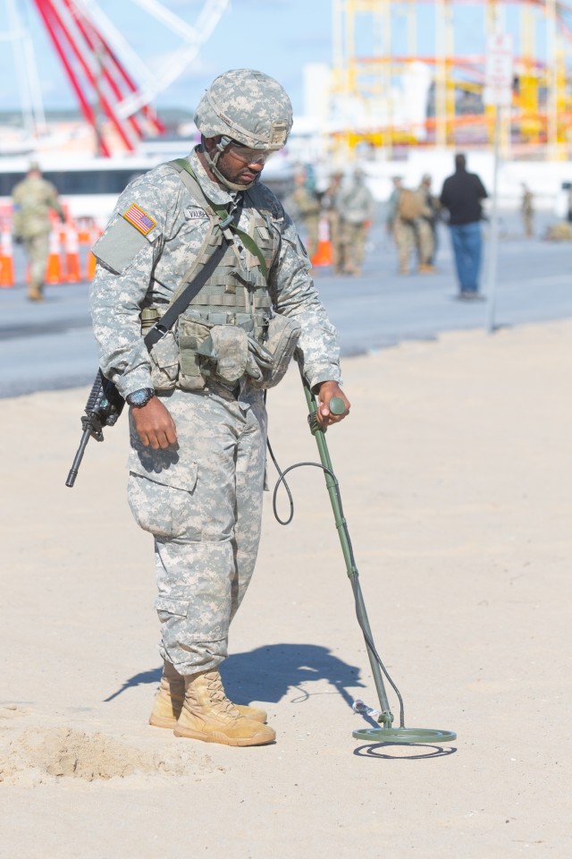 Engineers take charge in finding mines in exercise