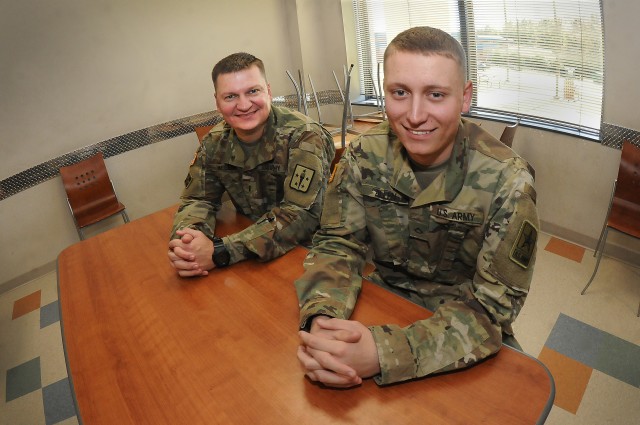 Ordnance Soldier welcomes son into his career field