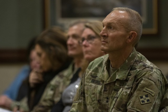 SecArmy visits Mountain Post, speaks with Soldiers