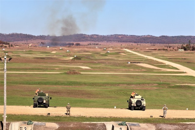 Soldiers complete range training with M2 at Fort McCoy