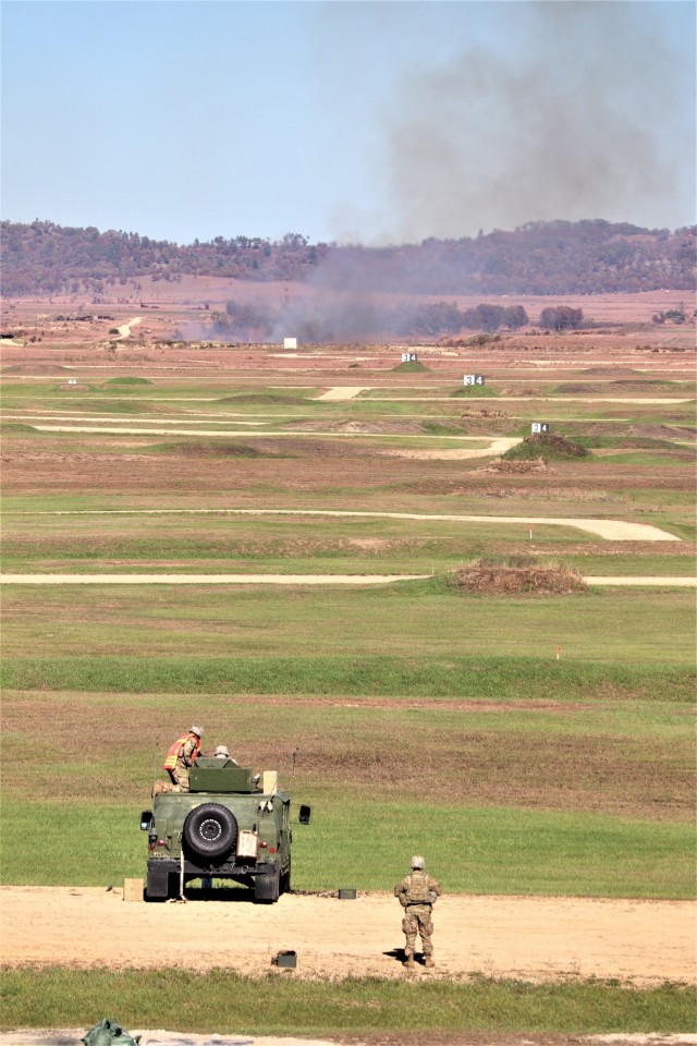Soldiers complete range training with M2 at Fort McCoy