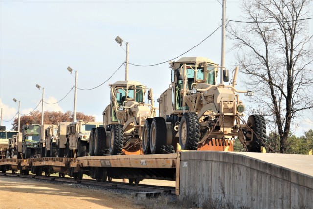 Fort McCoy supports Resolute Castle rail movement
