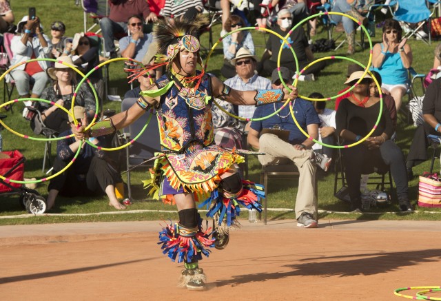 Telling stories through dance, Army veteran shares Native American culture