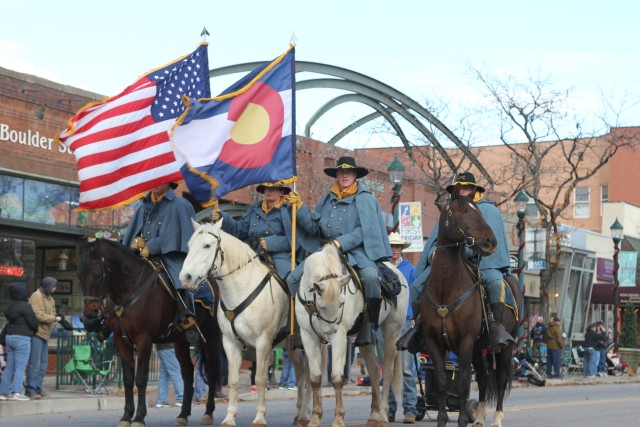 Soldiers support area's Veterans Day parade