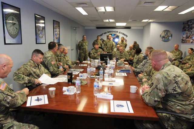 ARCYBER CG briefs National Guard leadership on state of cyber