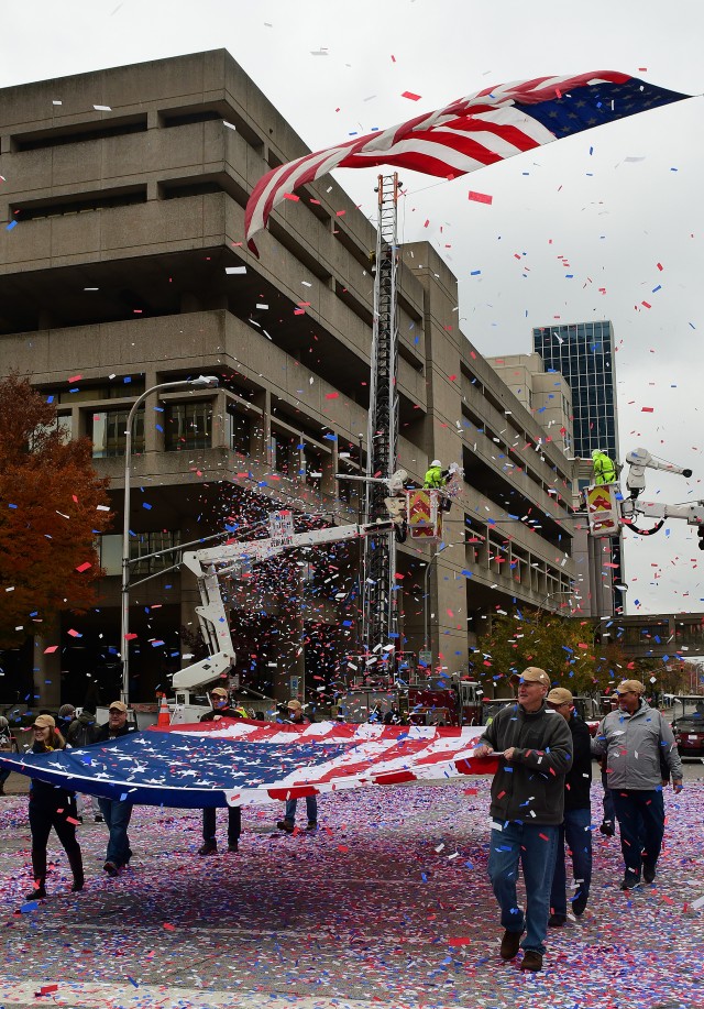 Fort Knox, surrounding communities celebrate a centennial Veterans Day with parades