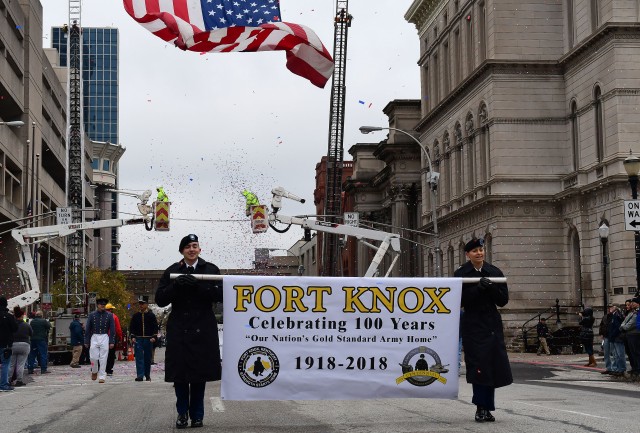 Fort Knox, surrounding communities celebrate a centennial Veterans Day with parades