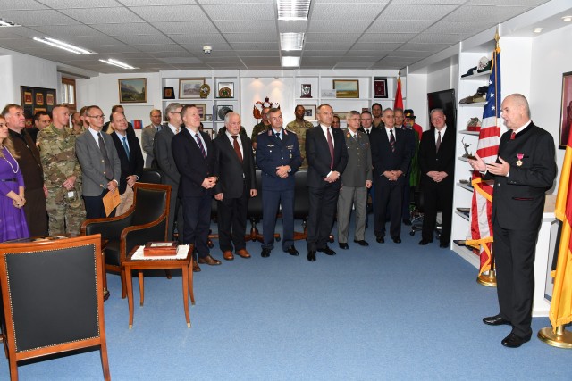 U.S. Secretary of Defense Awards the Legion of Merit to Marshall Center's Austrian Chair
