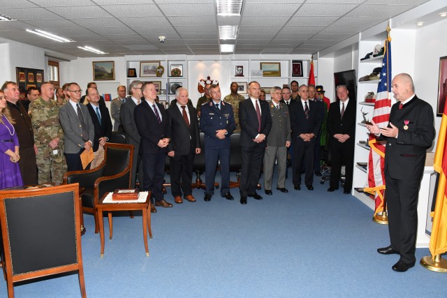 U.S. Secretary of Defense Awards the Legion of Merit to Marshall Center's Austrian Chair 