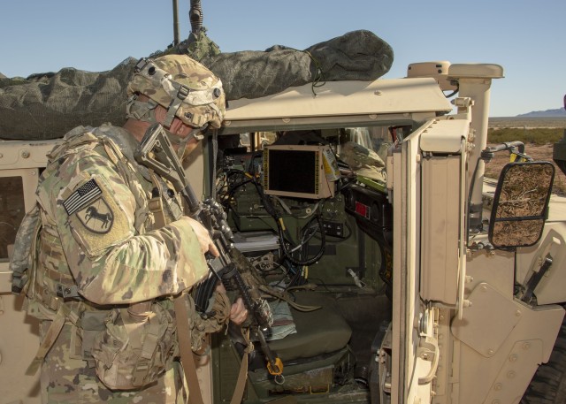 Fort Bragg's 5-73 CAV contributes to Mounted Computing Environment customer test at NIE 18.2