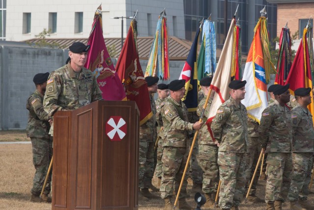 Eighth Army change of responsibility