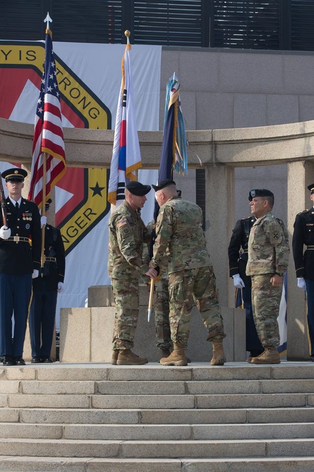 Eighth Army change of responsibility