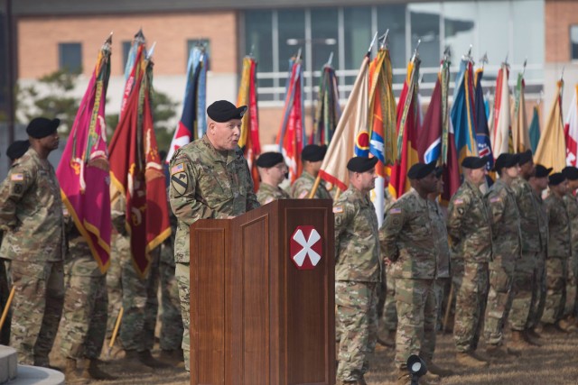 Eighth Army change of responsibility
