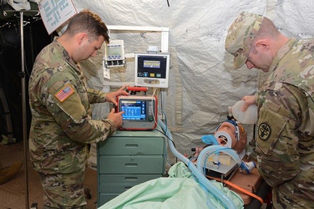 Army Medical Department Board test intrathoracic pressure regulation therapy