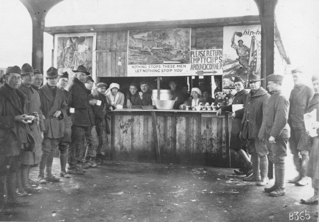 New York troops march into Germany to meet former foes as Army of Occupation