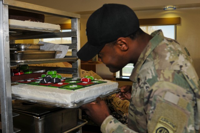 "Intense Attention to Every Detail" Gator Paratroopers Prepare Thanksgiving Feast for Panther Brigade